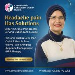 Doctor consulting patient for headache pain types and advanced treatments guide by Dr. Mona Mubarak