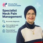 Specialist neck pain management and advanced treatment consultation by Dr. Mona Mubarak